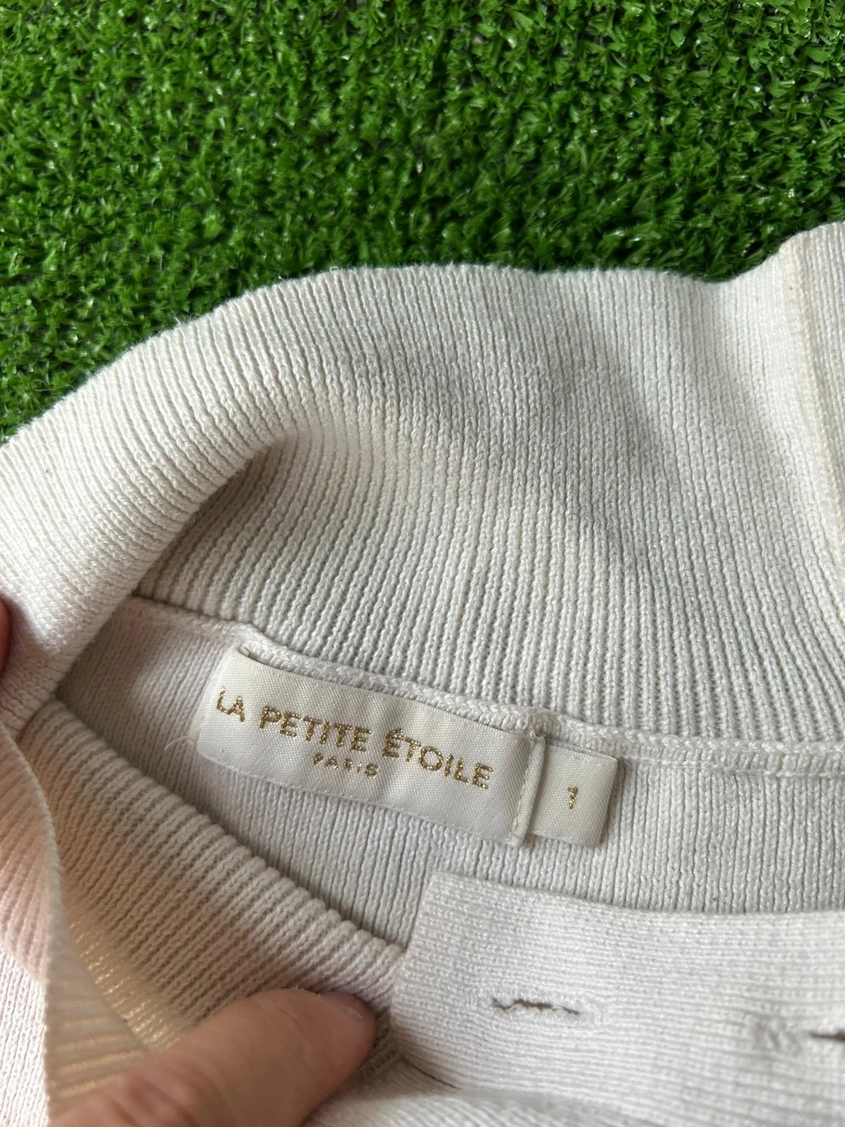 Blusa de mangas compridas listradas la petite étoile tamanho 1 / s – photo 6
